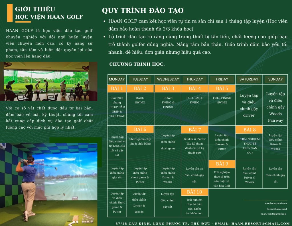 Chương trình học được thiết kế khoa học, hợp lý