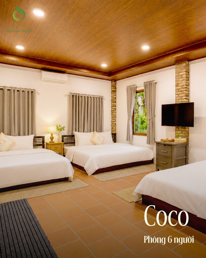 Phòng CoCo cho 6 người tại HAAN Boutique Resort