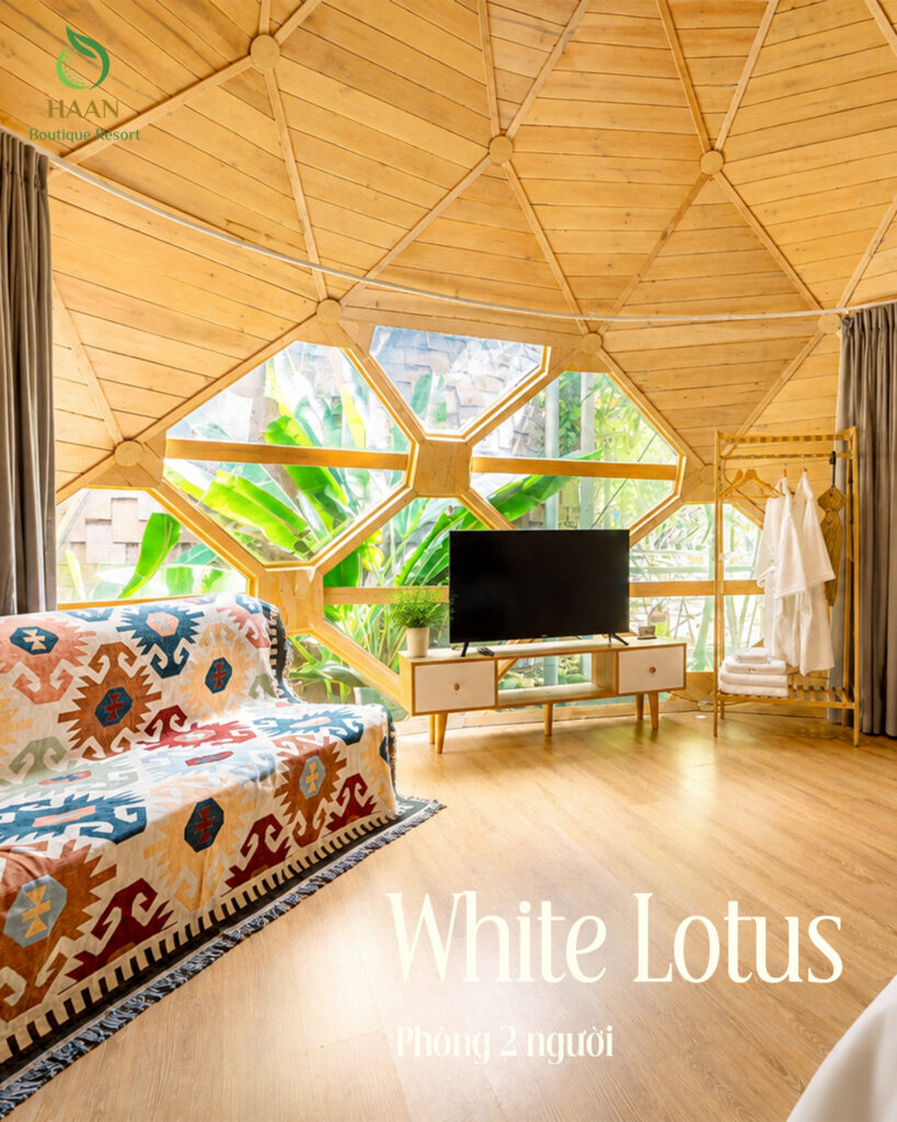 Phòng White Lotus dành cho 2 người, 1 trẻ em