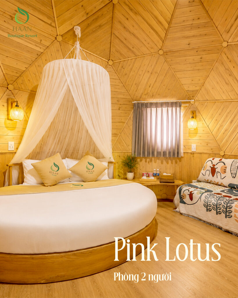 Phòng Pink Lotus dành cho 2 người, 1 trẻ em
