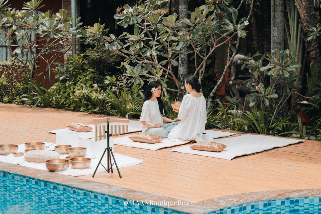 Thiền cho thư thái là hoạt động yêu thích của khách lưu trú tại HAAN Boutique Resort