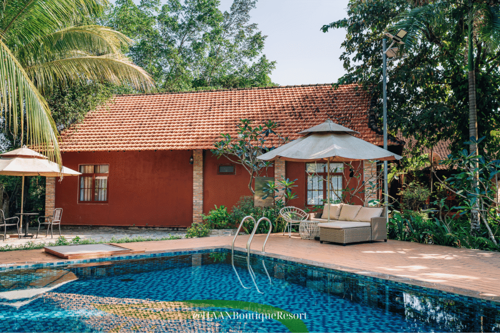 Phòng được thiết kế cạnh hồ bơi tại HAAN Boutique Resort